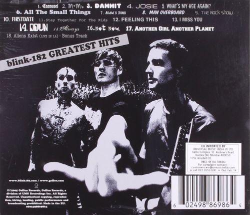 Blink 182 - Greatest Hits (Aust. Ed. with bonus track) - CD - New