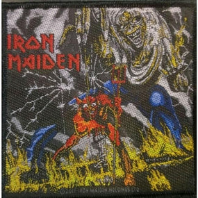Iron Maiden - Number Of The Beast (100mm x 100mm) Sew-On Patch