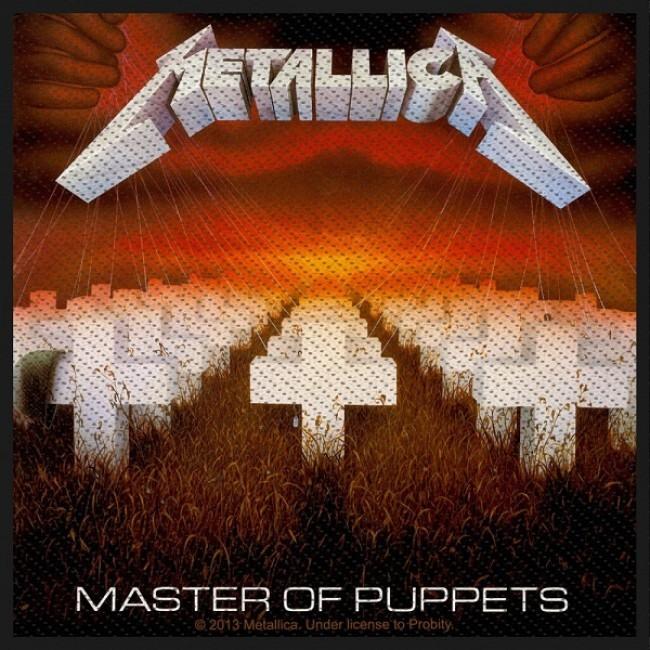 Metallica - Master Of Puppets (100mm x 95mm) Sew-On Patch