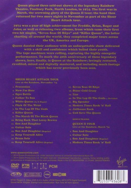 Queen - Live At The Rainbow 74 (R0) - DVD - Music