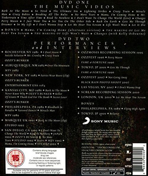 Osbourne, Ozzy - Memoirs Of A Madman (2DVD) (U.S.) (R0) - DVD - Music