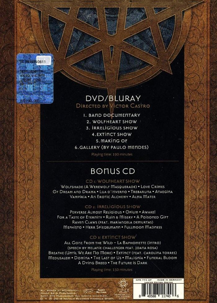 Moonspell - Lisboa Under The Spell (DVD/Blu-Ray/3CD) - DVD - Music
