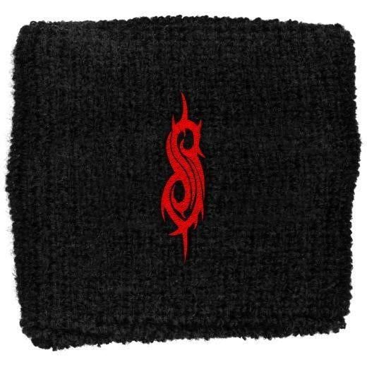 Slipknot - Sweat Towelling Embroided Wristband (Tribal S Logo)