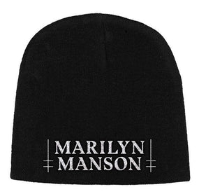 Manson, Marilyn - Knit Beanie - Embroidered - Logo