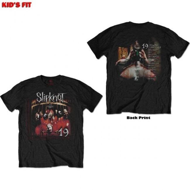 Slipknot - Debut Album 19 Years Toddler and Youth Black Shirt