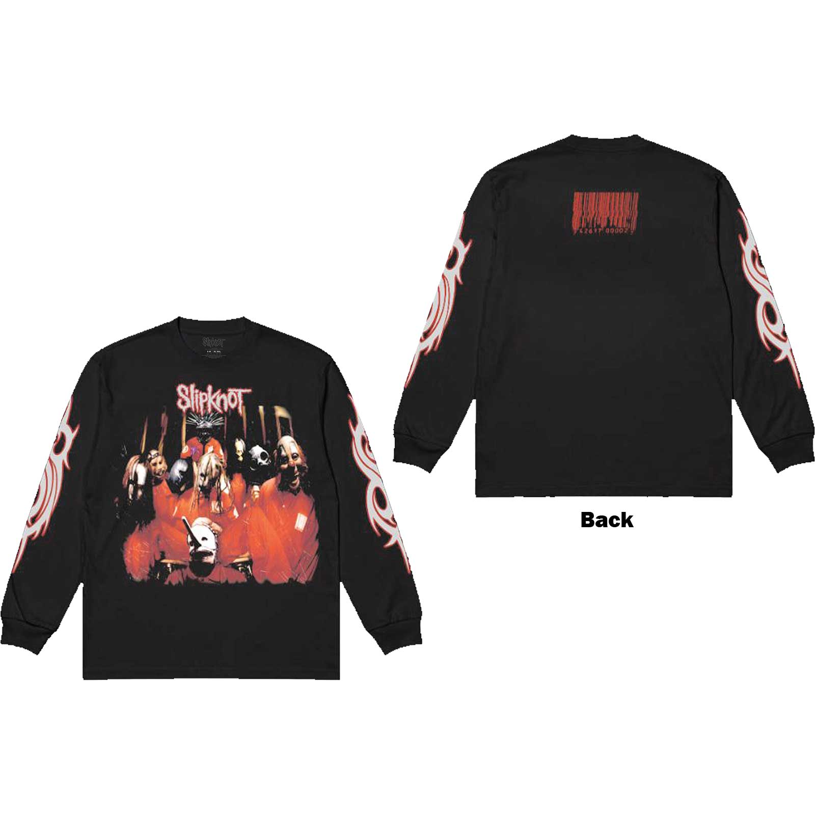 Slipknot - 1st Album Black Long Sleeve Shirt - 100% Official Merchandise