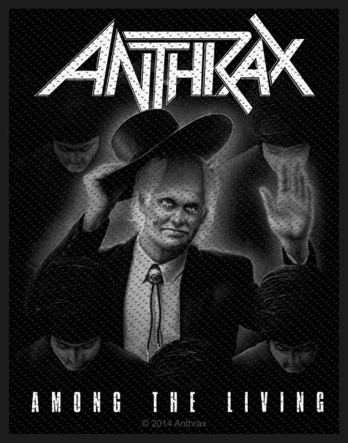 Anthrax - Among The Living (100mm x 70mm) Sew-On Patch
