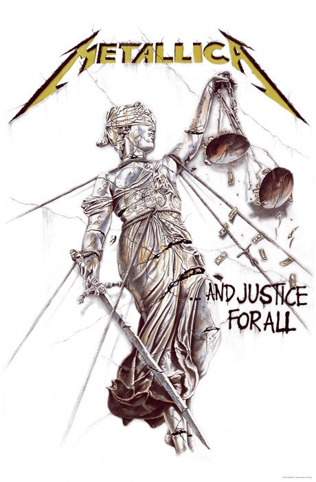 Metallica - Premium Textile Poster Flag (And Justice For All) 104cm x 66cm