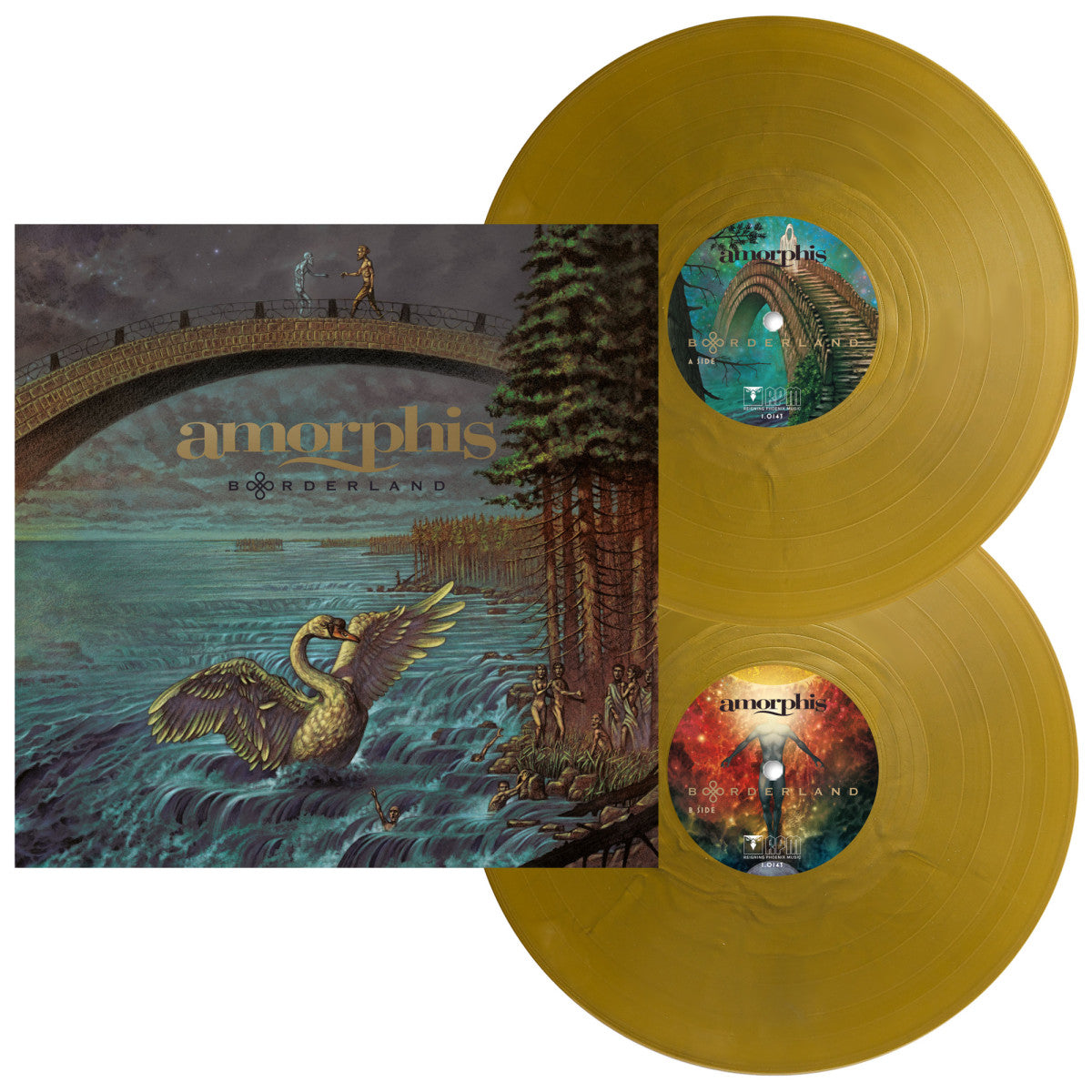 Amorphis - Borderland (2LP Bones Opaque Gold vinyl) - Vinyl - New - PRE-ORDER