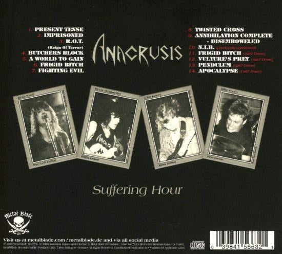 Anacrusis - Suffering Hour (2026 reissue w. 5 bonus tracks) - CD - New