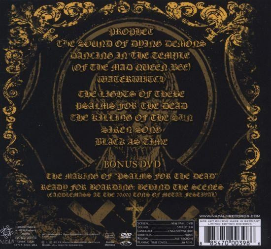 Candlemass - Psalms For The Dead (Ltd. Ed. CD/DVD) (R0) - CD - New