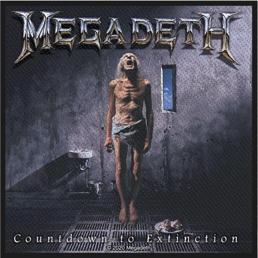 Megadeth - Countdown To Extinction (100mm x 100mm) Sew-On Patch
