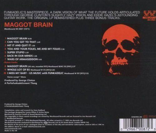 Funkadelic - Maggot Brain (reissue w. 3 bonus tracks) - CD - New