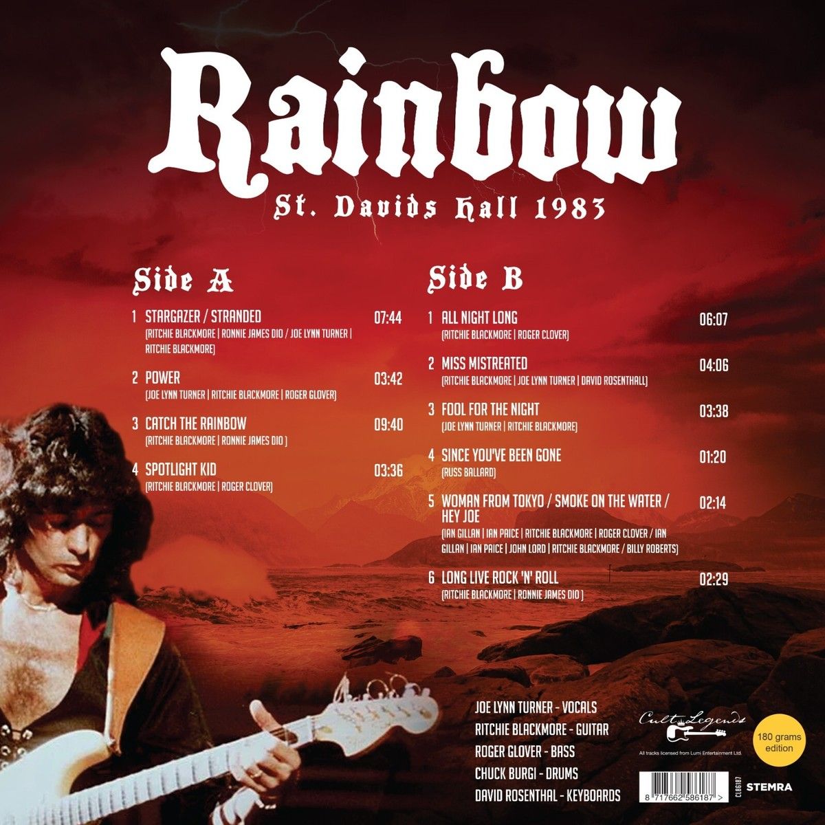 Rainbow - St. Davids Hall 1983: Live Radio Broadcast (180g) - Vinyl - New