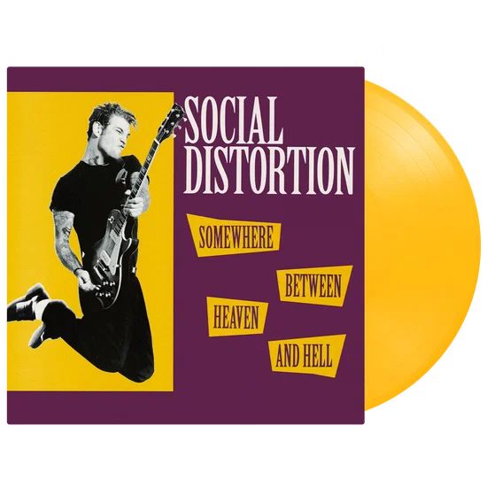 Social Distortion - Somewhere Between Heaven And Hell (Ltd. Ed. Yellow Vinyl) - Vinyl - New