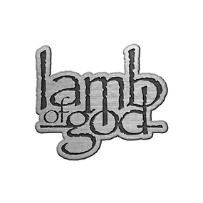 Lamb Of God - Pin Badge - Black Enamel Logo