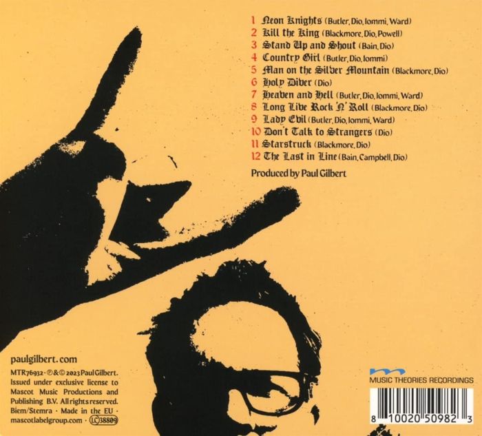 Gilbert, Paul - Dio Album, The - CD - New