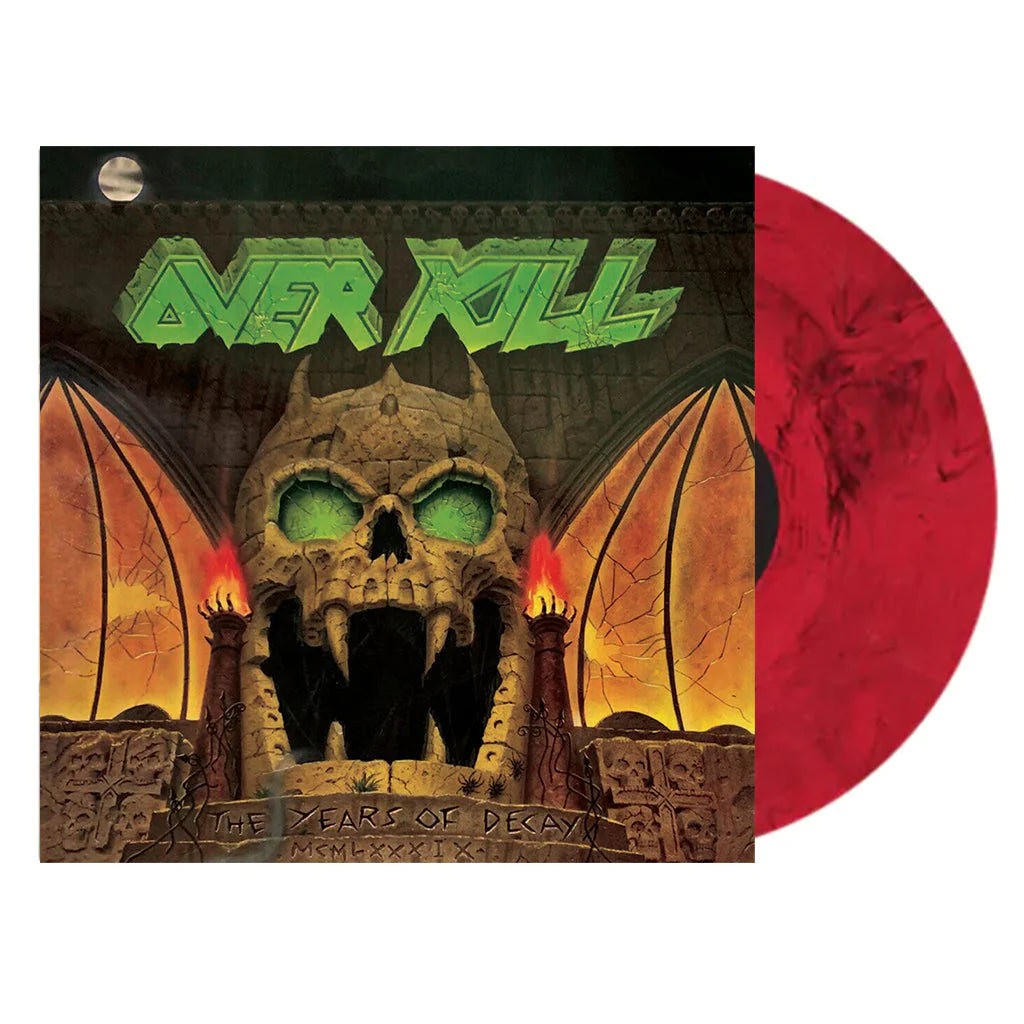 Overkill - Years Of Decay, The (2023 Red Marble vinyl half speed master reissue) - Vinyl - New