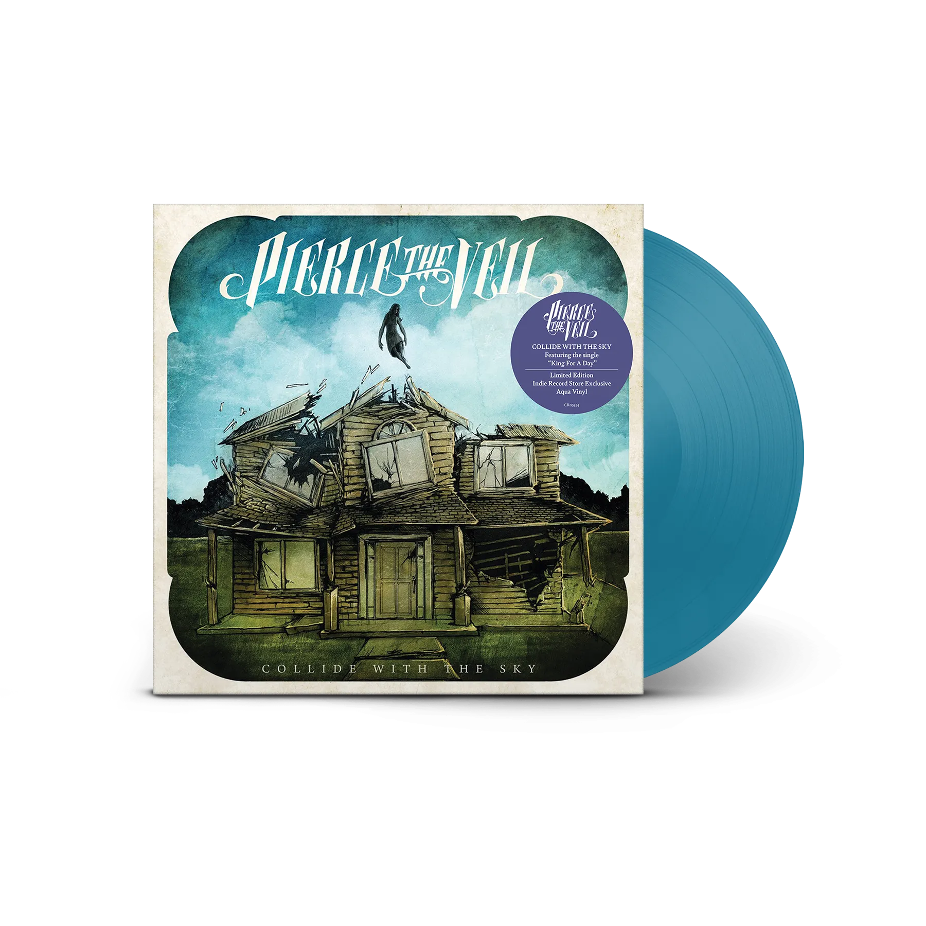 Pierce The Veil - Collide With The Sky (2023 Ltd. Ed. Indie Exclusive Aqua vinyl reissue) - Vinyl - New