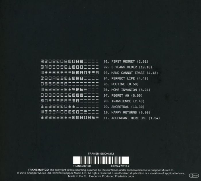 Wilson, Steven - Hand. Cannot. Erase. (2023 reissue) - CD - New