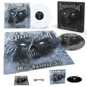 Immortal - War Against All (Deluxe Polar White Vinyl Box Set with CD, Flag, Pin, Patch & Slipmat) - Vinyl - New