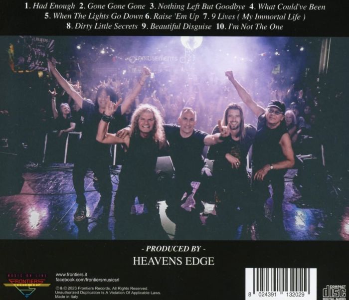 Heavens Edge - Get It Right - CD - New