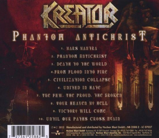 Kreator - Phantom Antichrist - CD - New