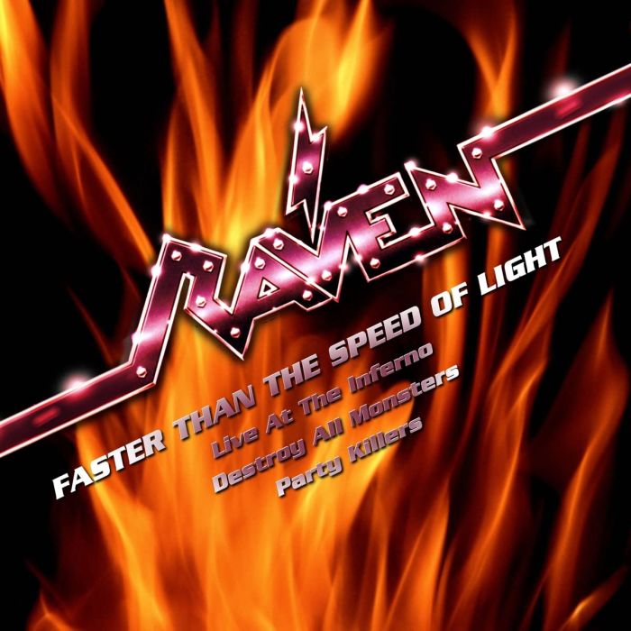 Raven - Faster Than The Speed Of Light (Live At The Inferno/Destroy All Monsters/Party Killers) (3CD) - CD - New