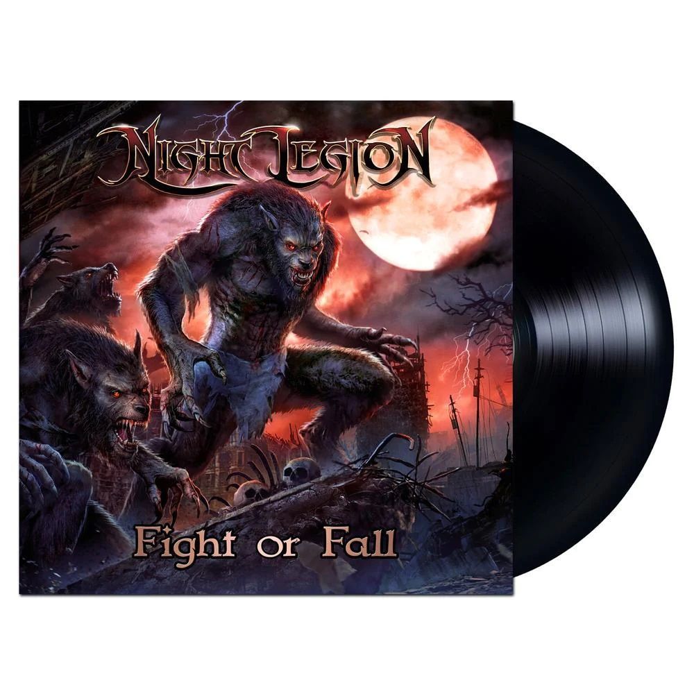 Night Legion - Fight Or Fall (signed by 3 members!) - Vinyl - New