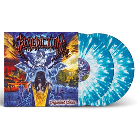 Benediction - Organised Chaos (2023 2LP Light Blue/White Splatter vinyl gatefold reissue) - Vinyl - New