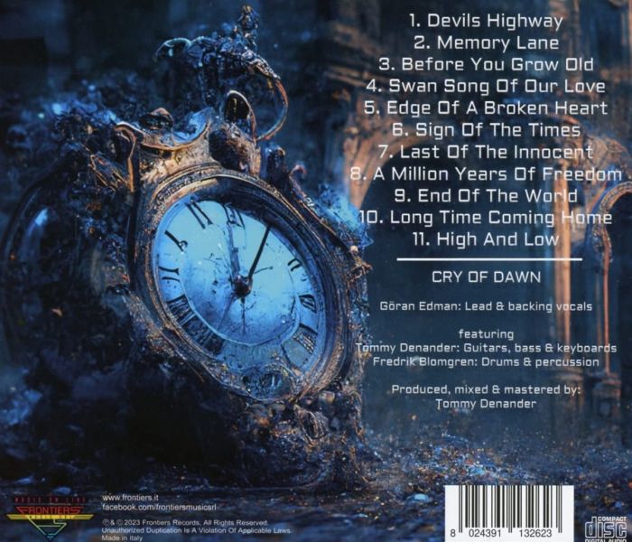 Cry Of Dawn - Anthropocene - CD - New