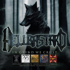 Hellbastard - In Grind We Crust (Ripper Crust/Hate Militia/Heading For Internal Darkness/They Brought Death/In Grind We Crust) (4CD) - CD - New