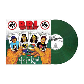 D.R.I. - 4 Of A Kind (Ltd. Ed. 2021 Clear Poker Table Green marbled vinyl remastered reissue with download card) - Vinyl - New