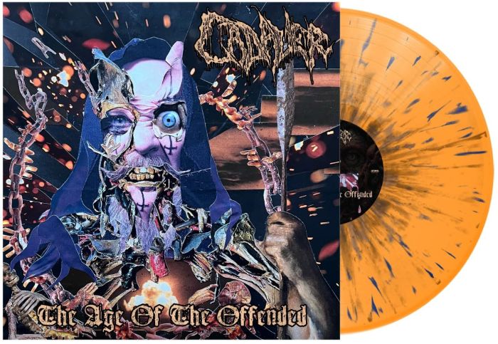 Cadaver - Age Of The Offended, The (Ltd. Ed. Orange with Silver & Blue Splatter vinyl - 1300 copies) - Vinyl - New