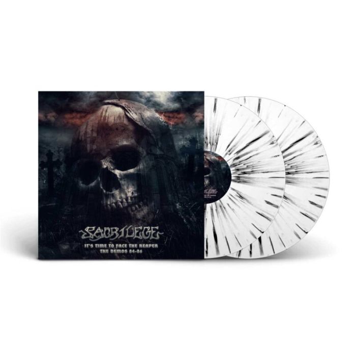 Sacrilege - It's Time To Face The Reaper: The Demos 84-86 (Ltd. Ed. 2LP White/Black Splatter vinyl gatefold) - Vinyl - New