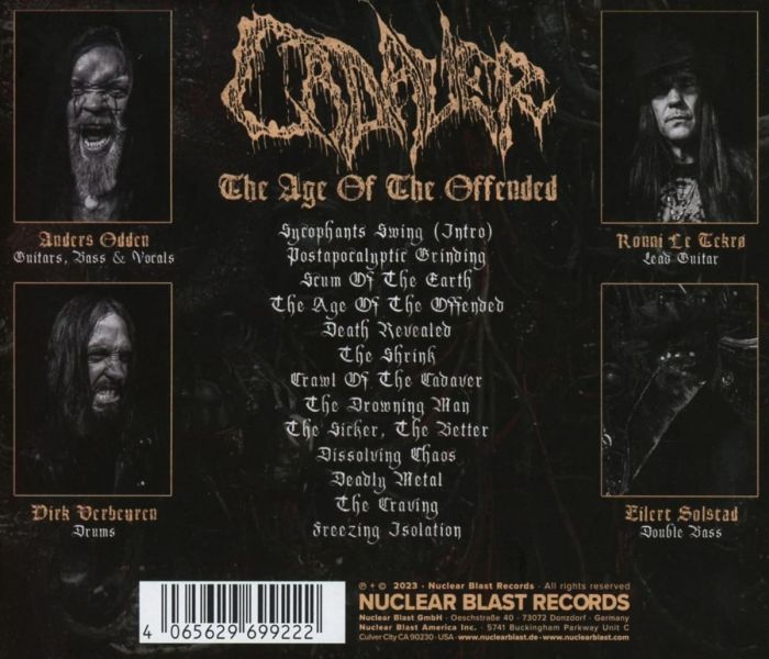 Cadaver - Age Of The Offended, The - CD - New