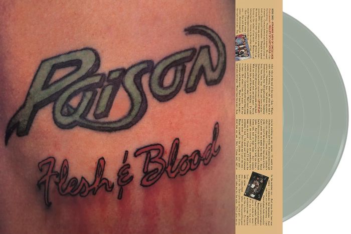 Poison - Flesh & Blood (Ltd. Ed. 2023 Translucent Sea Glass Green vinyl reissue) - Vinyl - New