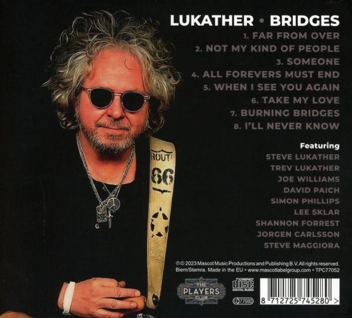 Lukather, Steve - Bridges - CD - New