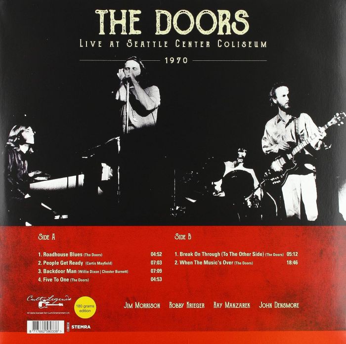 Doors - Live At Seattle Center Coliseum 1970: Live Radio Broadcast (180g) - Vinyl - New