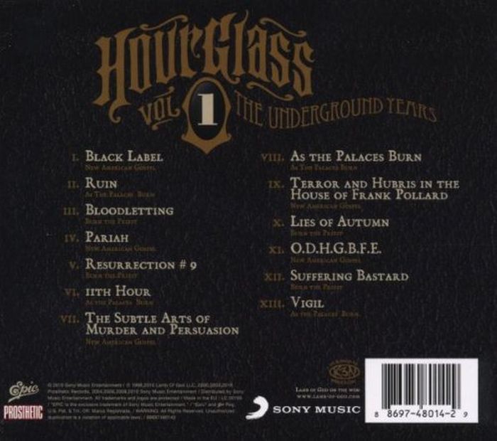 Lamb Of God - Hourglass Vol. 1: The Underground Years - CD - New