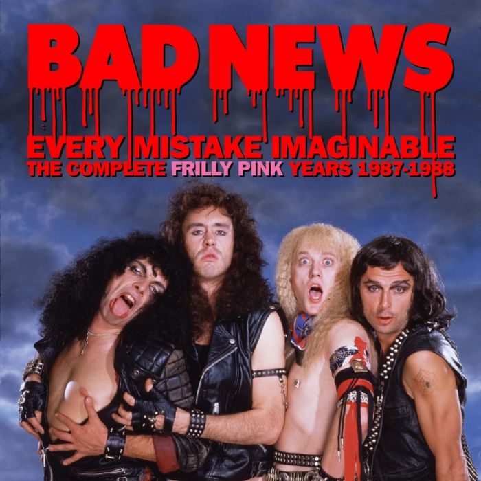 Bad News - Every Mistake Imaginable: The Complete Frilly Pink Years 1987-1988 (2CD) - CD - New