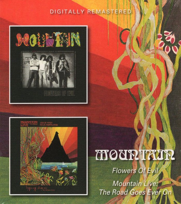 Mountain - Flowers Of Evil/Mountain Live: The Road Goes Ever On (2018 2CD remastered reissue) - CD - New