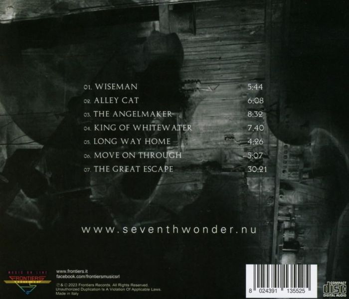 Seventh Wonder - Great Escape, The (2023 reissue) - CD - New
