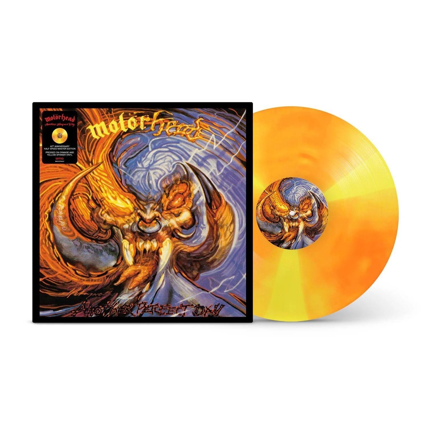 Motorhead - Another Perfect Day (40th Anniversary Orange & Yellow Spinner vinyl Half Speed Master reissue) - Vinyl - New