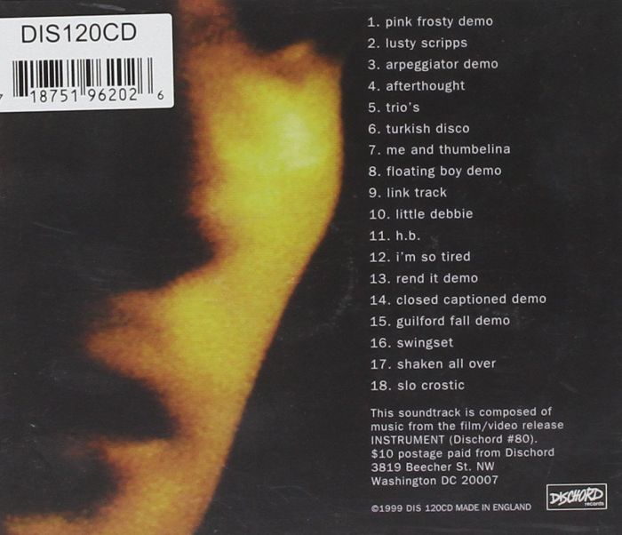 Fugazi - Instrument Soundtrack - CD - New