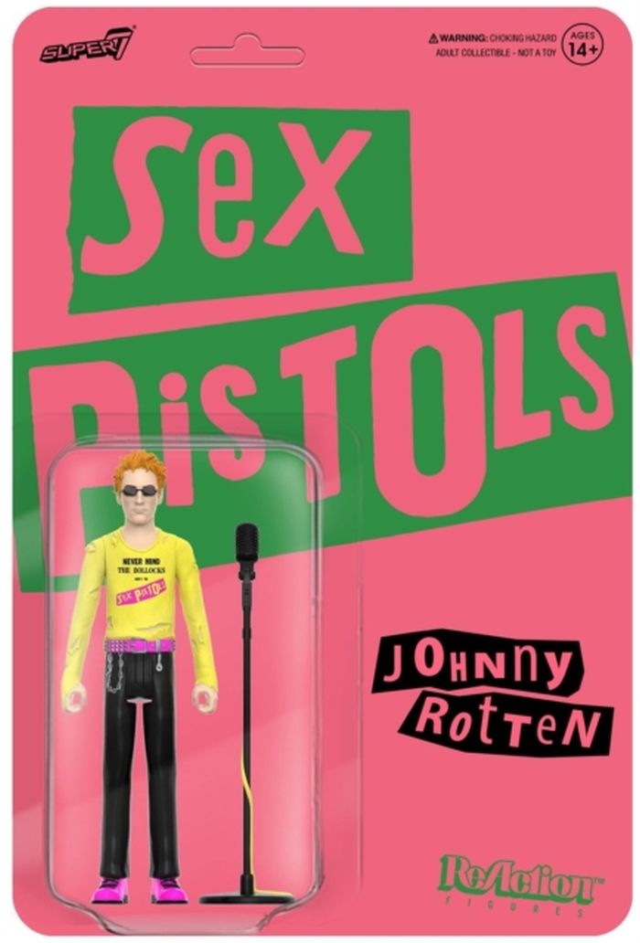 Sex Pistols - Johnny Rotten (Wave 2) 3.75 inch Super7 ReAction Figure