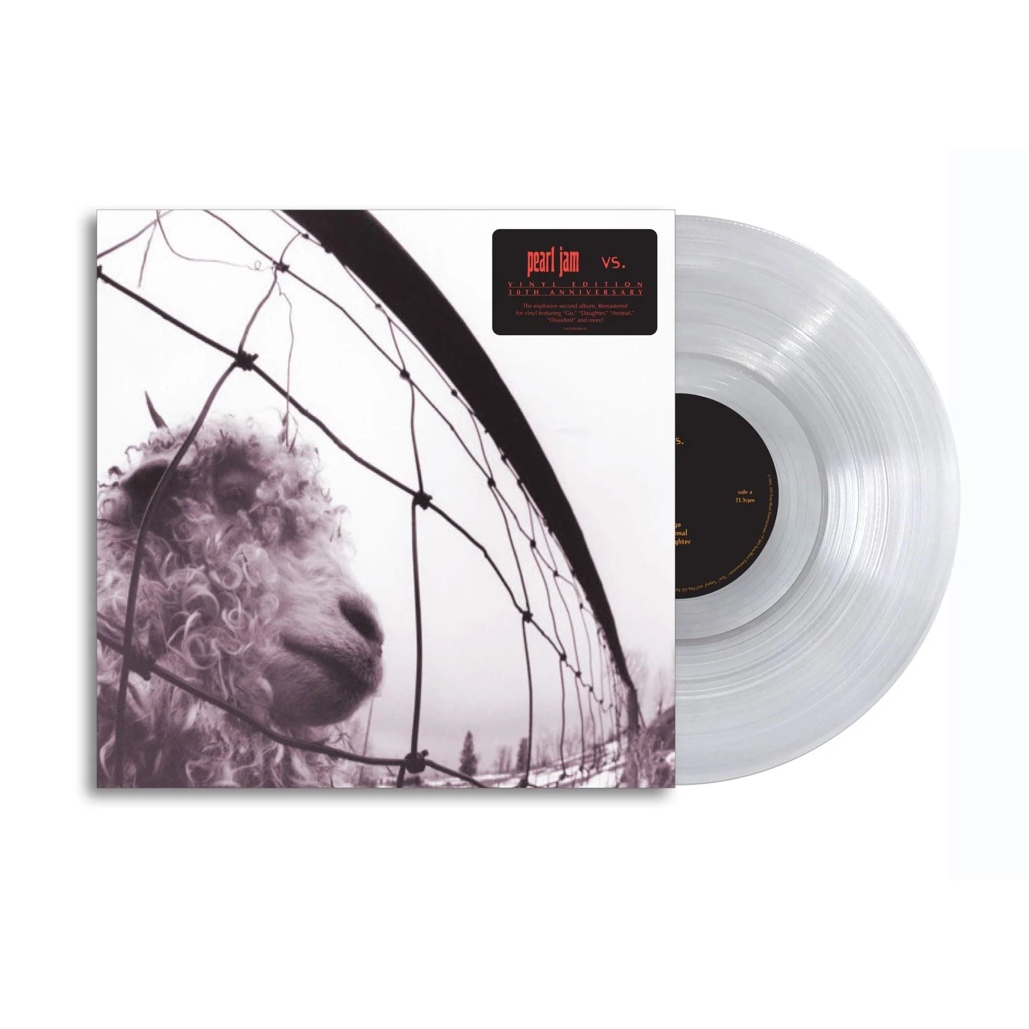 Pearl Jam - Vs. (30th Anniversary Ed. 2023 Clear vinyl gatefold reissue) - Vinyl - New