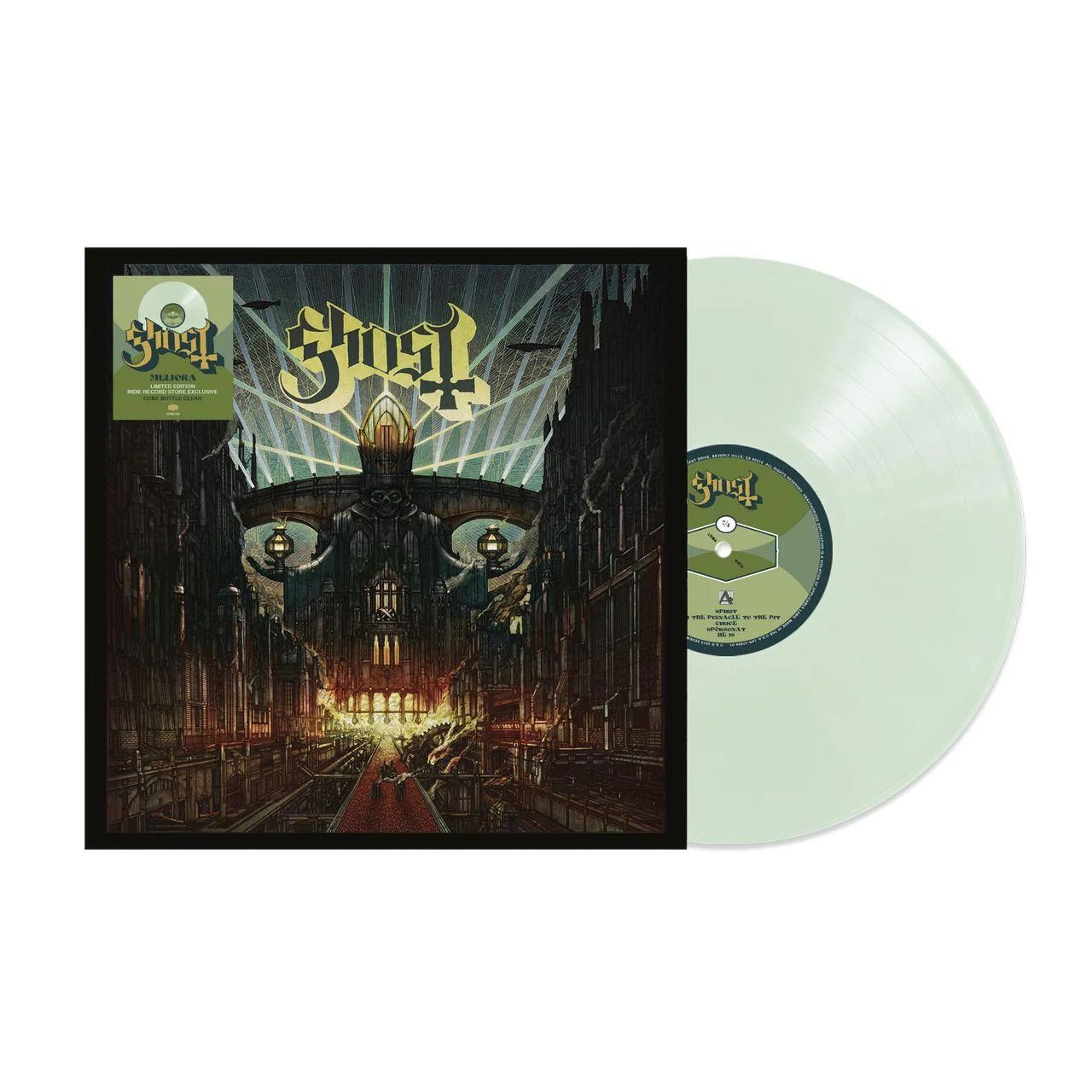 Ghost - Meliora (Ltd. Ed. 2023 Indie Exclusive Coke Bottle Clear vinyl reissue) - Vinyl - New