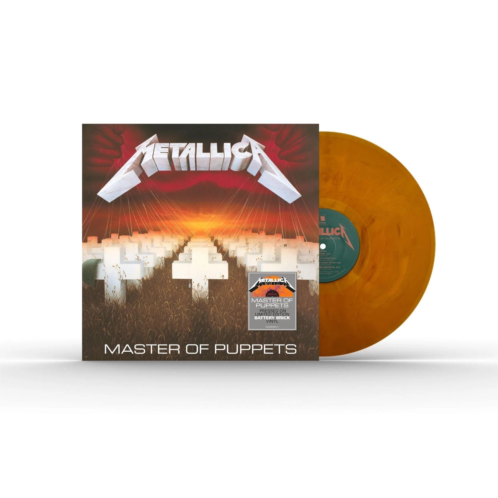 Metallica - Master Of Puppets (Battery Brick Vinyl) - Vinyl - New - PRE-ORDER