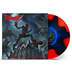 Dismember - God That Never Was, The (2023 Blue In Red Split vinyl reissue) - Vinyl - New
